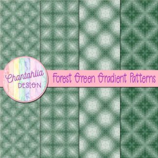 Free forest green gradient patterns digital papers