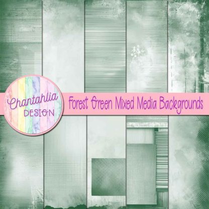 Free forest green mixed media backgrounds