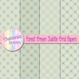 Free forest green subtle grid digital papers