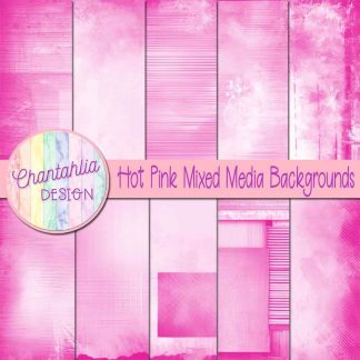 Free hot pink mixed media backgrounds