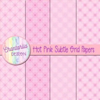 Free hot pink subtle grid digital papers