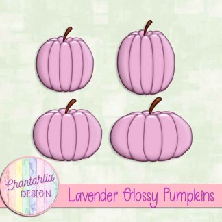 Free lavender glossy pumpkins