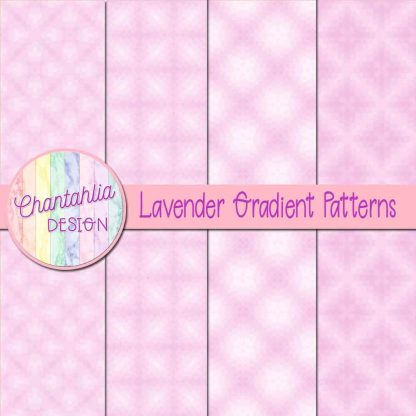 Free lavender gradient patterns digital papers