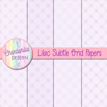 Free lilac subtle grid digital papers