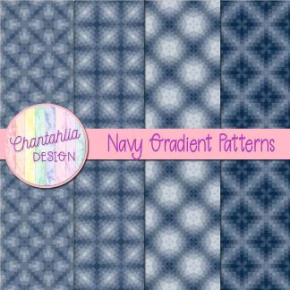 Free navy gradient patterns digital papers