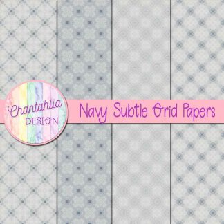 Free navy subtle grid digital papers