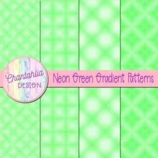 Free neon green gradient patterns digital papers