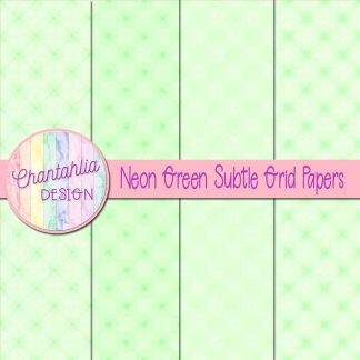 Free neon green subtle grid digital papers