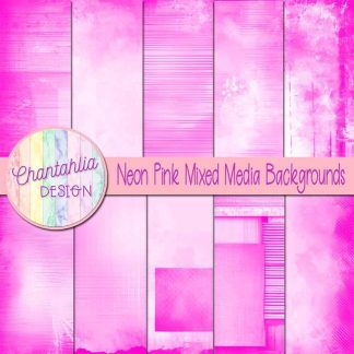 Free neon pink mixed media backgrounds