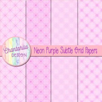 Free neon purple subtle grid digital papers