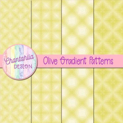 Free olive gradient patterns digital papers