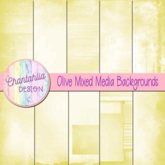 Free olive mixed media backgrounds