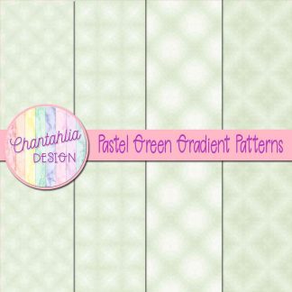 Free pastel green gradient patterns digital papers