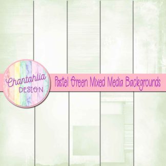 Free pastel green mixed media backgrounds