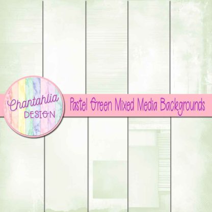 Free pastel green mixed media backgrounds