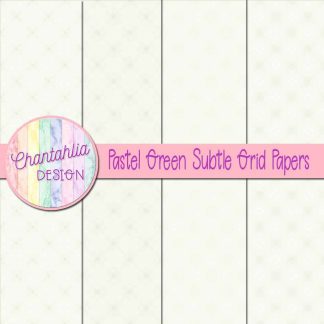 Free pastel green subtle grid digital papers