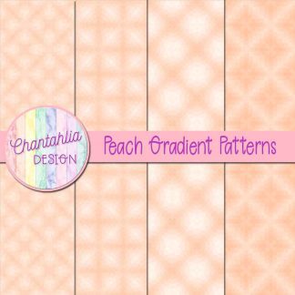 Free peach gradient patterns digital papers