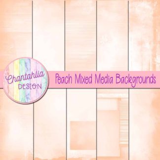 Free peach mixed media backgrounds