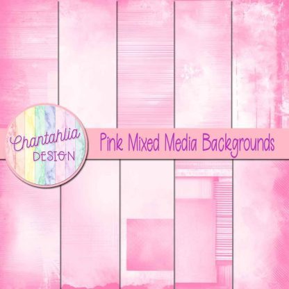 Free pink mixed media backgrounds