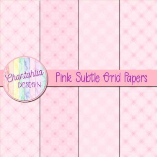 Free pink subtle grid digital papers