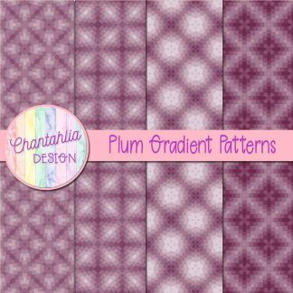 Free plum gradient patterns digital papers