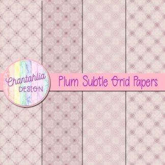 Free plum subtle grid digital papers