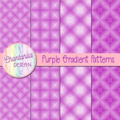 Free purple gradient patterns digital papers