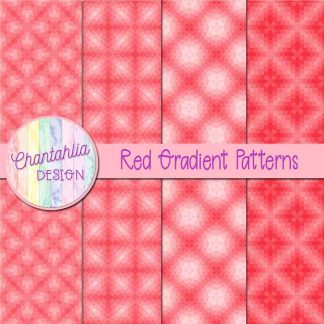 Free red gradient patterns digital papers