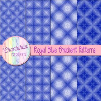 Free royal blue gradient patterns digital papers