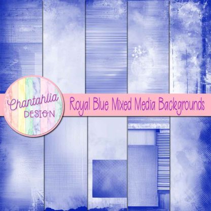 Free royal blue mixed media backgrounds