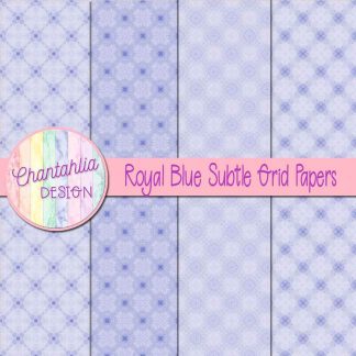 Free royal blue subtle grid digital papers