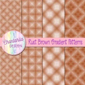 Free rust brown gradient patterns digital papers