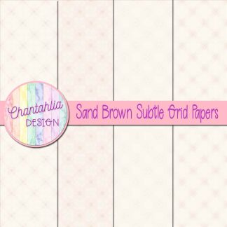 Free sand brown subtle grid digital papers