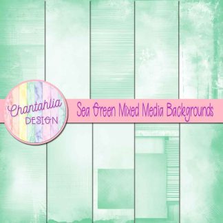 Free sea green mixed media backgrounds