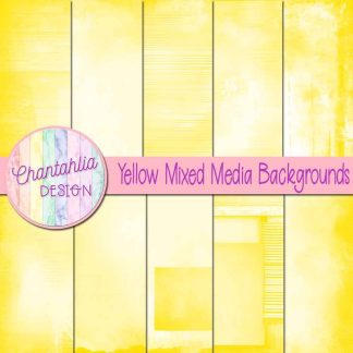 Free yellow mixed media backgrounds