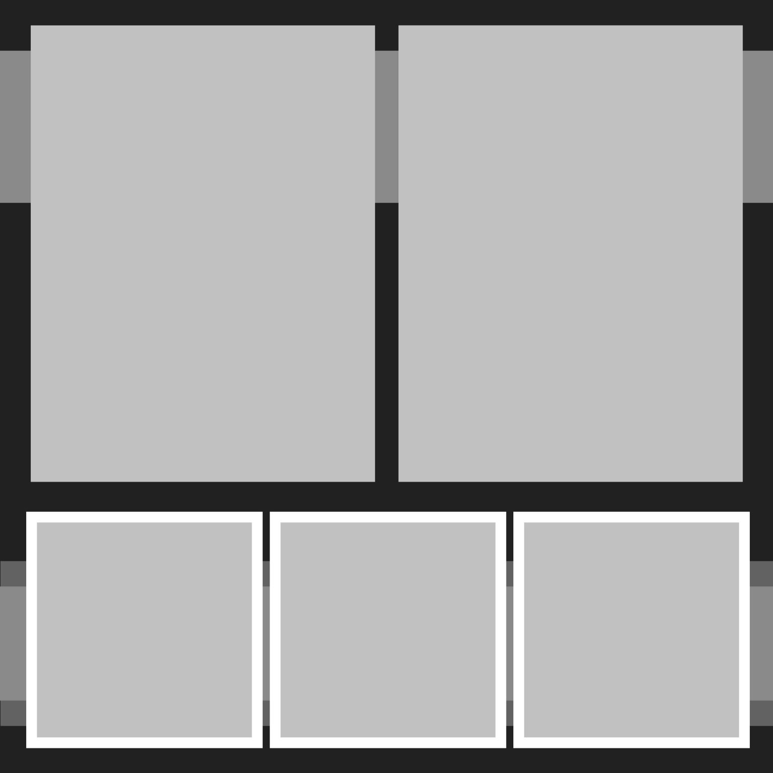 Digital Scrapbook Layout Template 352 Chantahlia Design