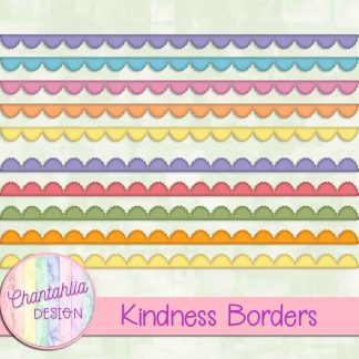 Free borders in a Kindness theme.