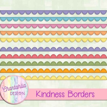 Free borders in a Kindness theme.