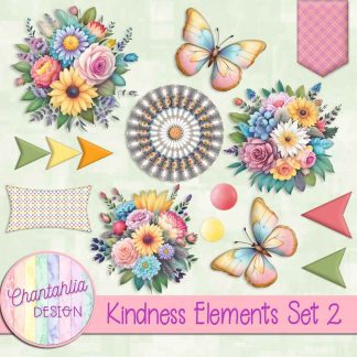 Free design elements in a Kindness theme