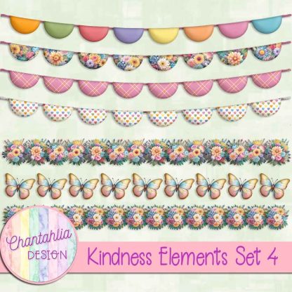 Free design elements in a Kindness theme