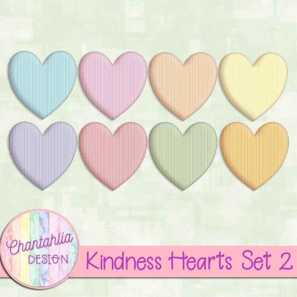 Free hearts in a Kindness theme