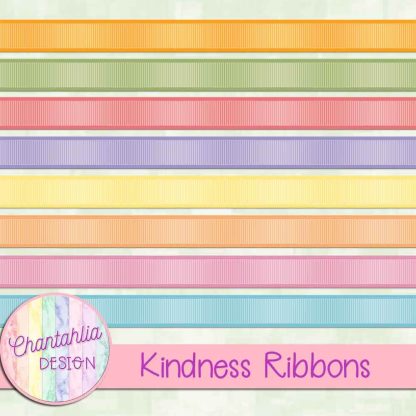 Free ribbons in a Kindness theme