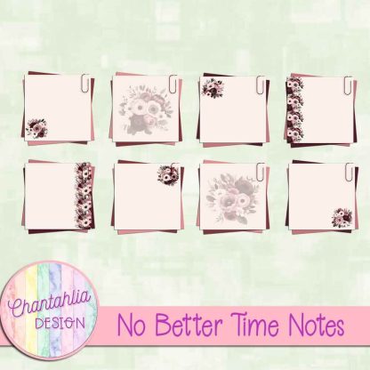 Free notes in a No Better Time theme