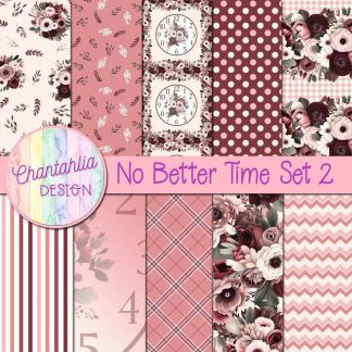 Free digital papers in a No Better Time theme