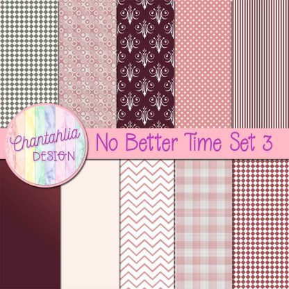 Free digital papers in a No Better Time theme