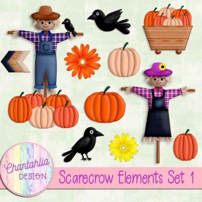 Free design elements in a Scarecrow theme