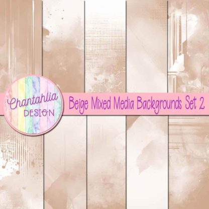 Free beige mixed media backgrounds