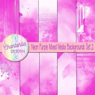 Free neon purple mixed media backgrounds