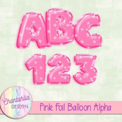 Free pink foil balloon alpha