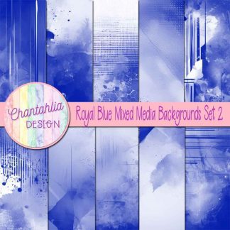 Free royal blue mixed media backgrounds